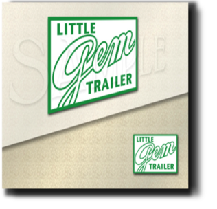Little Gem Travel Trailer Decal